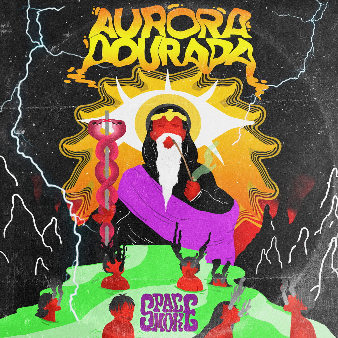 Space Smoke - Aurora Dourada